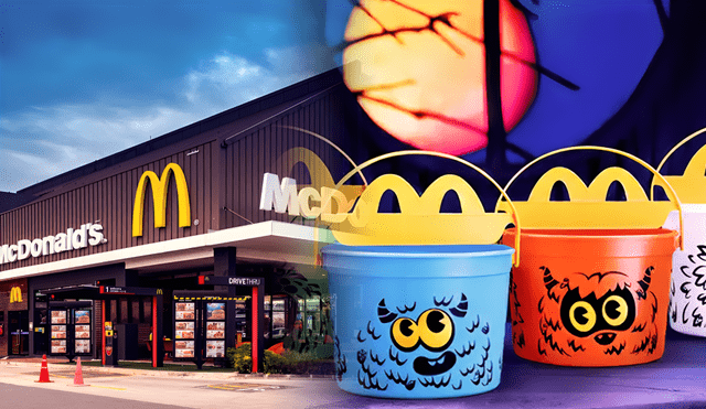 El gigantesco restaurante McDonald’s ha anunciado el regreso de los populares Boo Buckets en sus Happy Meals para este 2024. Foto: composición LR/McDonald’s/PerúRetail