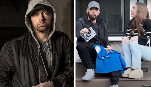 Eminem será abuelo por su hija Hailie Jade. Foto: composición LR/ YouTube/ Vogue