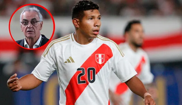 Edison Flores no jugó los dos últimos partidos de Perú en las Eliminatorias. Foto: composición GLR.