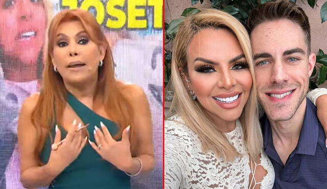 Magaly Medina reveló que el novio de Josetty Hurtado trabaja en una empresa de suplementos nutricionales. Foto: composición LR/captura/Instagram Josetty Hurtado