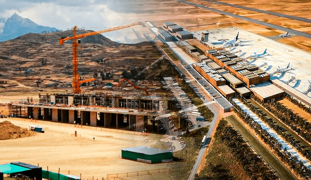 Para el próximo año se ha destinado S/454 millones para continuar con las obras del aeropuerto de Chinchero. Foto: composición/LR/MTC