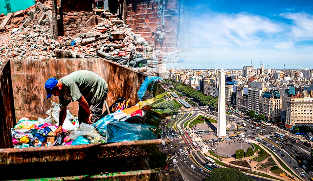 La tasa de pobreza en Argentina alcanzó los 52,9%. Foto: composición LR/ CNN en Español/ World Atlas