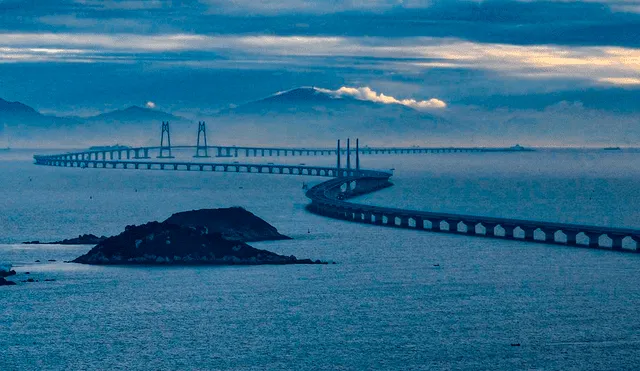 El principal objetivo del puente Hong Kong-Zhuhai-Macao fue mejorar la conectividad en la región del delta del río Perla, una de las áreas económicas más importantes de China. Foto: DW