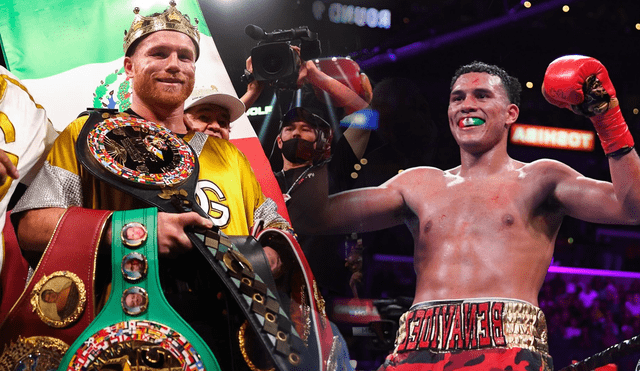 ¿Aceptará Canelo la pelea ante David Benavidez por todos sus títulos? Foto: composición LR/difusión