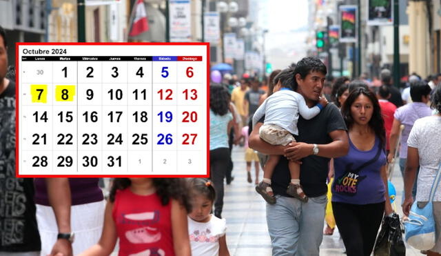 Si trabajas en feriado, debes recibis hasta un triple pago o un descanso sustitutorio. Foto: composición LR/Andina/Calendarpedia