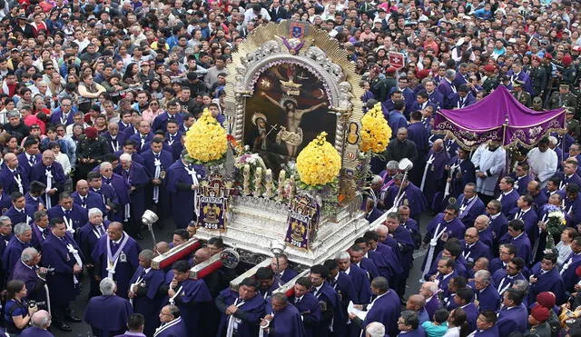 Conoce las rutas de desvío del corredor morado y azul durante la procesión del Señor de los Milagros. Foto: composición de Gerson Cardoso/HSM/La República