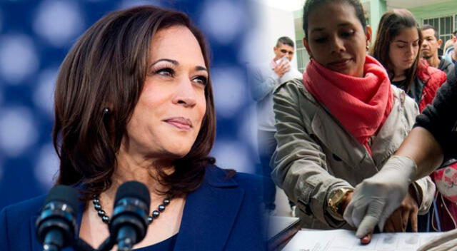 Kamala Harris sorprende con insólito comunicado a la comunidad inmigrante de Estados Unidos. Foto: composición LR/AFP.