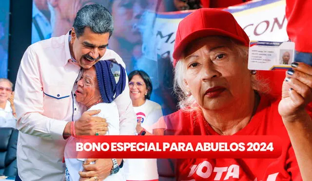 El bono especial para adultos mayores llegaría a los registrados en la Gran Misión Abuelos y Abuelas de la Patria. Foto: composición LR/X de Nicolás Maduro