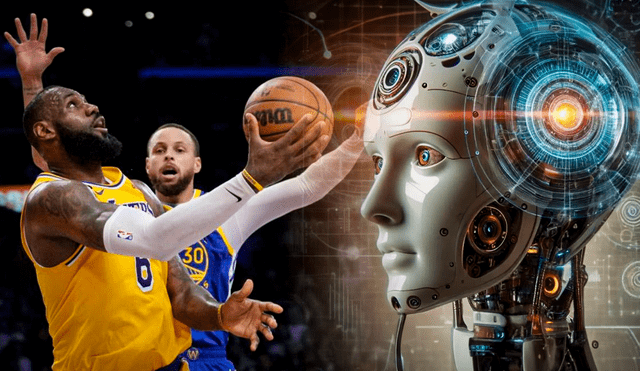 LeBron James y Stephen Curry serán eliminados antes de las finales de la NBA, según la Inteligencia Artificial | Lr / Composición Gerson Cardozo