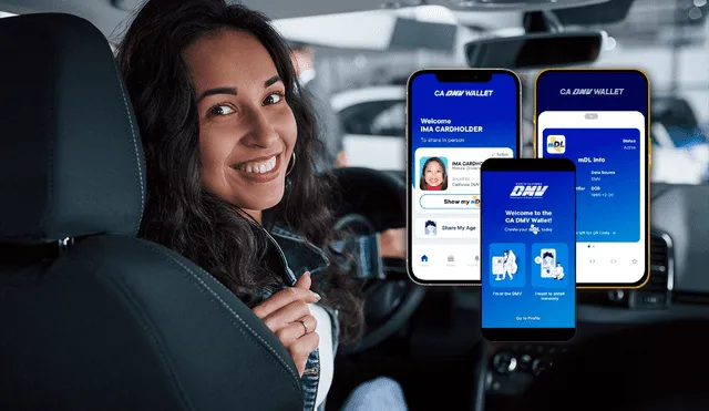 En California, los residentes pueden acceder a una licencia de conducir digital a través de un dispositivo móvil. Foto: Freepik/DMV