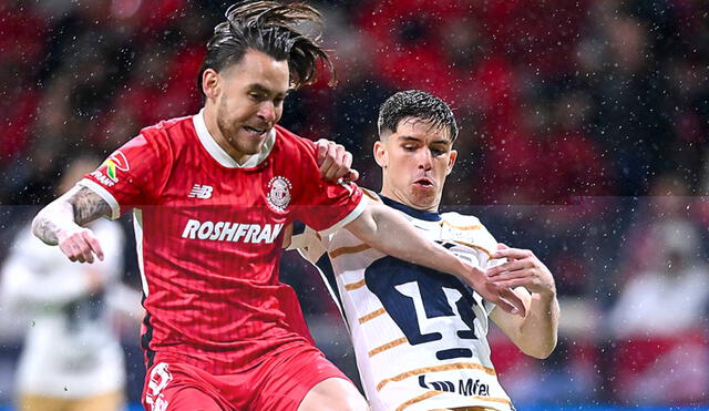 Pumas sumó 20 puntos en la Liga MX 2024. Foto: Toluca.