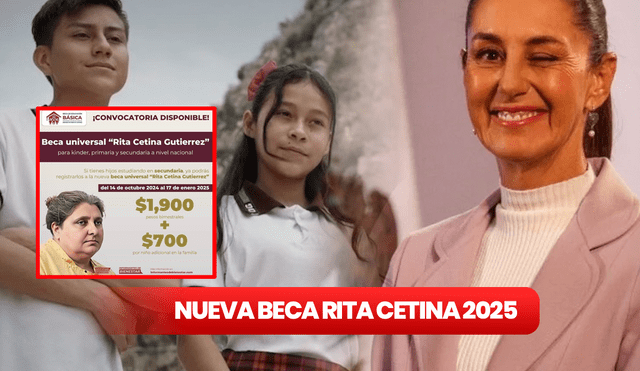 La Beca Rita Cetina se pagará en todos los estados de México en el 2025. Foto: composición LR/ X/ Instagram/ Beca Bienestar