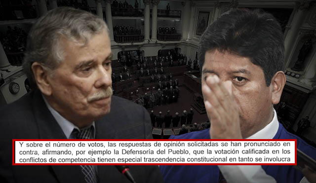 Defensor Josué Gutiérrez se opone a contrarreforma para reducir los votos del TC en una demanda competencial. (Foto composición: La República).