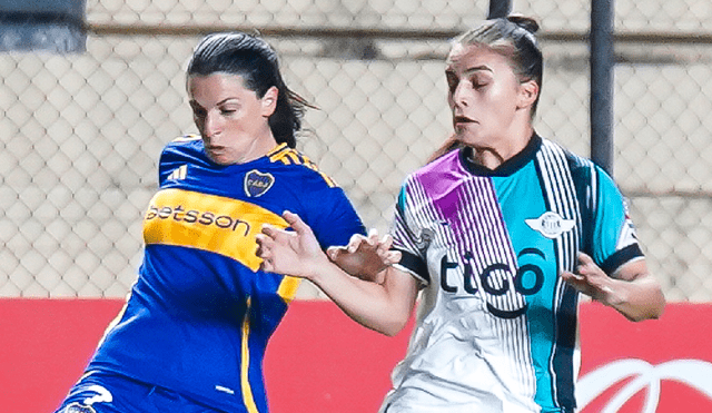 Boca Juniors y Libertad jugaron por primera vez entre sí en una Copa Libertadores Femenina. Foto: Boca Juniors