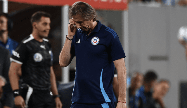 Ricardo Gareca todavía no gana un partido oficial con la selección chilena. Foto: AFP