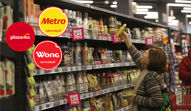 Supermercados Peruanos gestiona actualmente un total de 1,204 tiendas. Foto: composición LR/Andina/Metro/Plaza Vea/Wong