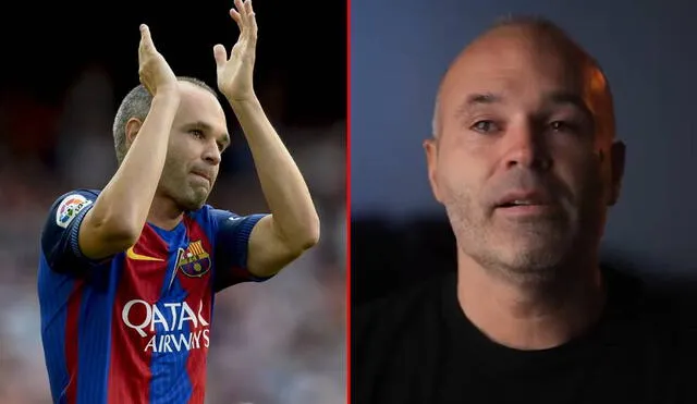 Andrés Iniesta dejó el Barcelona en 2018, tras 16 temporadas en el cuadro español. Foto: composición LR/AFP/captura