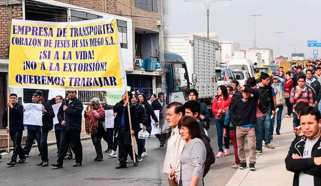 Paro nacional de transportistas del 10 de octubre se realizará por 72 horas. Foto: composición LR/LR/Andina