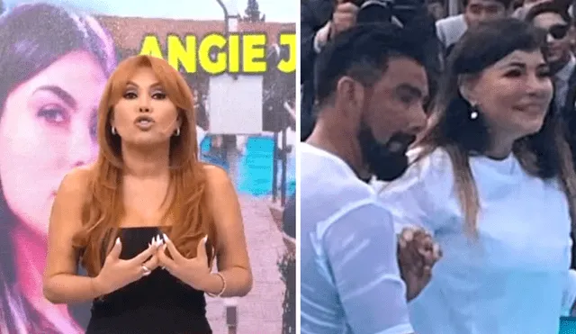 Magaly Medina opinó sobre Angie Jibaja, quien radica en Chile junto a su madre. Foto: composición LR/ATV/Instarándula