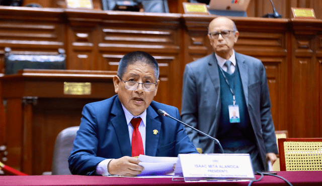 Isaac Mita de Perú Libre preside la Comisión de Justicia del Congreso de la República. Foto: Congreso