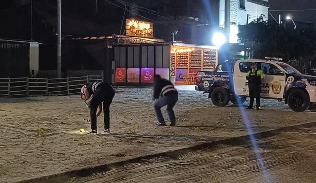 Policía investiga balacera en restaurante que dejó a dos heridos. Foto: Maribel Mendo LR