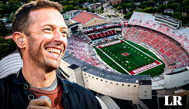 Camp Randall realizará su primer concierto en 30 años con Coldplay. Foto: composición LR/ Billboards / UW Athletic