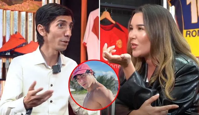 Ale Fuller aseguró que cuando salió el ampay con Renato Rossini Jr. llevaba pocos días de conocerlo. Foto: captura/YouTube @AgrandaTV