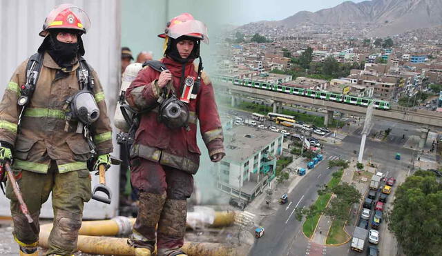 siniestro con materiales peligrosos  en San Juan de Lurigancho