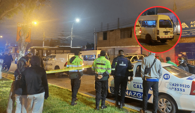 El escenario. El hecho se produjo en el cruce de la avenida Pérez Salmón y el pasaje El Sol, en Bellavista. El asesino huyó en una moto que luego abandonó.