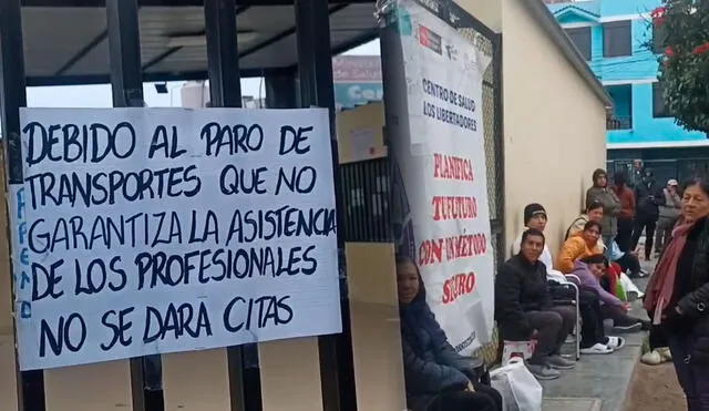 Pacientes denuncian que centro de salud canceló atención un día antes del paro de transportistas