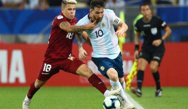 Argentina derrotó a Venezuela en el último cruce por Eliminatorias. Foto: difusión