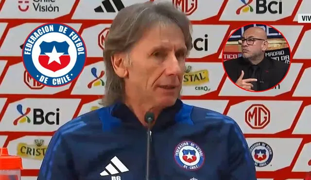 Ricardo Gareca ha dirigido 8 partidos en la selección chilena. Foto: composición LR/captura de TNT Sports