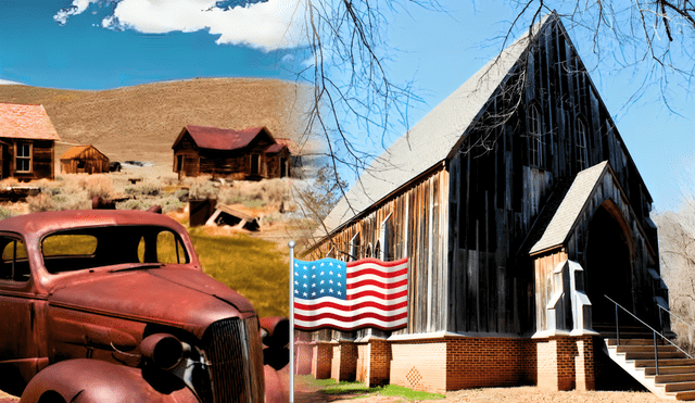 Los pueblos fantasmas de Estados Unidos ofrecen una experiencia inigualable para explorar las civilizaciones del pasado. Foto: composición LR/Visit California