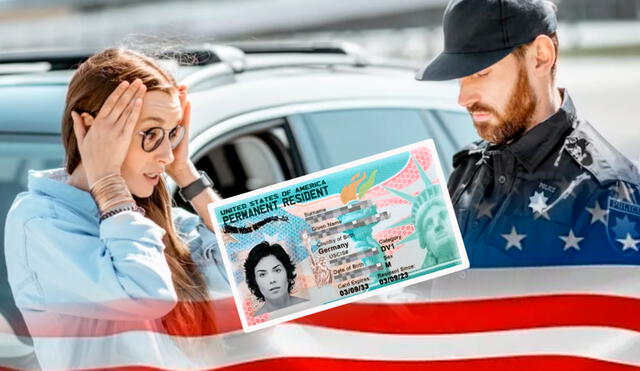 Es crucial cumplir con las leyes de tránsito para evitar consecuencias en USA. Foto: composición LR/Uscis/Licencia de conducir.