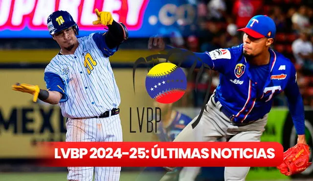 La LVBP 2024-24 empezará este viernes 11 de octubre y se extenderá hasta enero la postemporada. Foto: composición LR