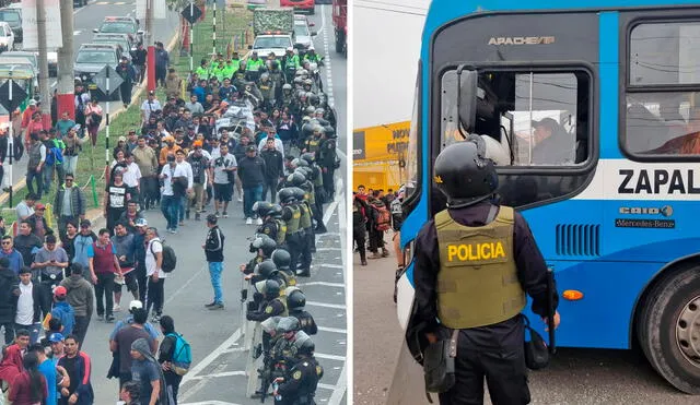 El paro de transportistas podría tener una duración de hasta 72 horas. Foto: composición LR