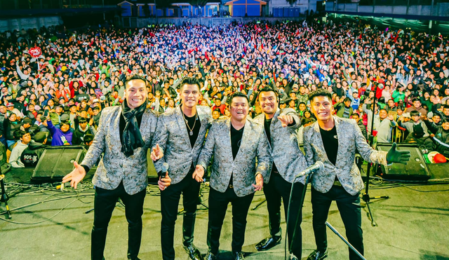 Erick Robles, Axel Medina, Carlos Burgos, Giancarlo Chunga y Antonio Flores son parte de la delantera musical de La Única Tropical