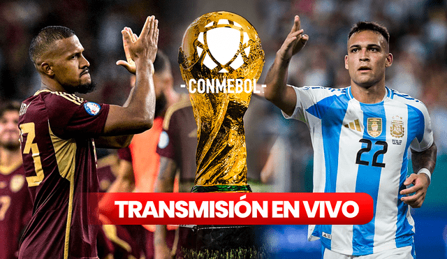 La transmisión de Venezuela vs Argentina EN VIVO comenzará a las 5.00 p. m. de este 10 de octubre. Foto: composición LR/AFP/Freepik La transmisión de Venezuela vs Argentina EN VIVO comenzará a las 5.00 p. m. de este 10 de octubre. Foto: composición LR/AFP/Freepik