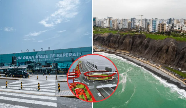 Un nuevo megaproyecto llamado Vía Expresa Santa Rosa conectará la Costa Verde con el nuevo aeropuerto Jorge Chávez. Foto: composición LR Un nuevo megaproyecto llamado Vía Expresa Santa Rosa conectará la Costa Verde con el nuevo aeropuerto Jorge Chávez. Foto: composición LR