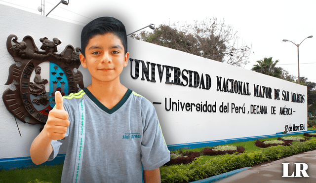 Jesús Villanueva decidió medir sus capacidades educativas e ingresó a la UNMSM y la UNAC en su primer intento. Foto: La República/ Colegio San Rafel/UNMSM