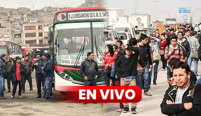 Paro de transportes se acatará por segundo día consecutivo este viernes 11 de octubre. Foto: Composición LR