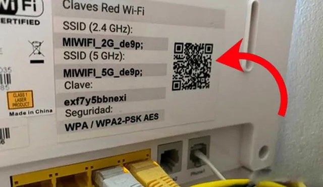 Si escaneas este código QR, te conectarás automáticamente a la red Wi-Fi. Foto: Xataka