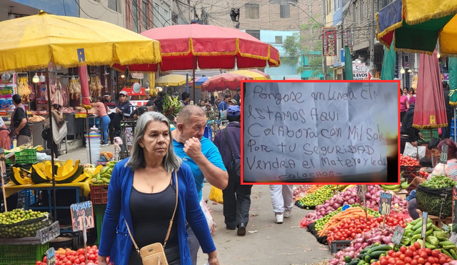 Mercado de Cercado de Lima sufre extorsión desde hace una semana. Foto: Fiorella Alvarado - LR