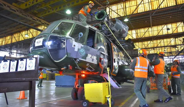 El proceso de overhaul de tres helicópteros rusos por parte de la empresa Milenium Veladi se ha retrasado por la guerra con Ucrania. Crédito: Mindef.