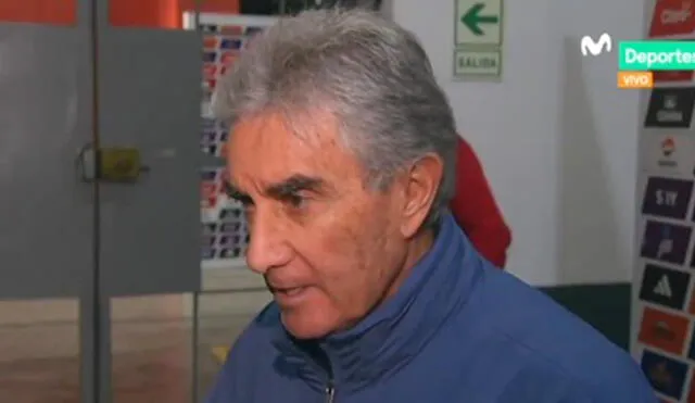 Juan Carlos Oblitas trabaja en la FPF desde el 2015, con un nuevo cargo desde el 2022. Foto: captura de Movistar Deportes