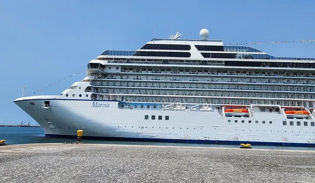 Puerto del Callao recibirá lujosos y grandes cruceros en los siguientes meses: uno mide 330 metros de longitud. Foto: APM Terminals Callao.