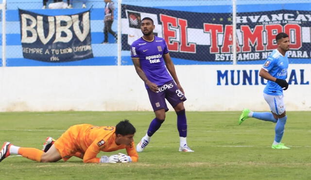 Alianza Lima jugó con un equipo alterno en este amistoso contra el elenco tarmeño. Foto: ADT