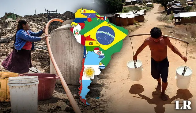 La escasez de agua en 2030 podría afectar a más de 34 millones de personas, debido a la variabilidad en las precipitaciones y la sobreexplotación de acuíferos en zonas vulnerables. Foto: composición LR/difusión