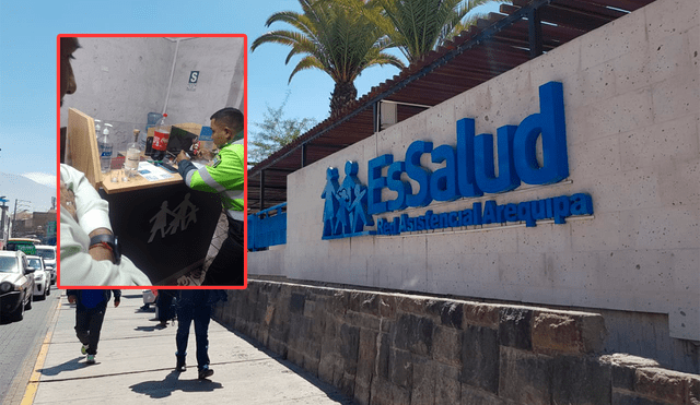 Trabajadores habrían bebido alcohol dentro de instalaciones de EsSalud. Foto: composición LR/difusión/Exitosa.