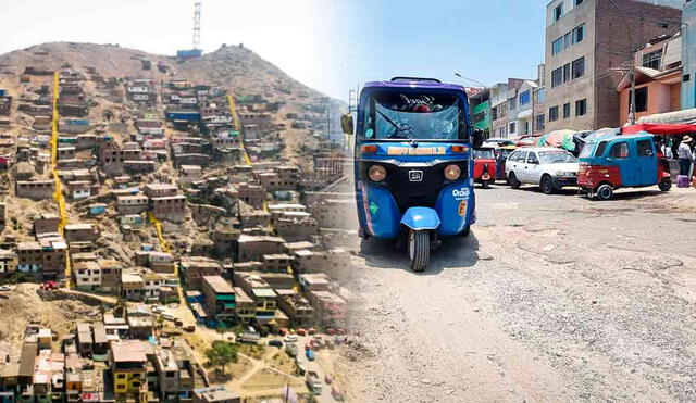 Las obras en la avenida Santa Rosa de San Juan de Lurigancho (SJL) buscan atender los problemas viales de la zona. Foto: composición LR/Andina/difusión